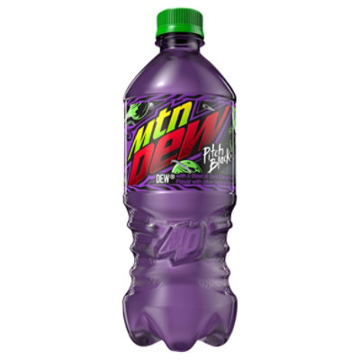 Mtn Dew Soda Pitch Black - 20 Fl. Oz. - Image 3