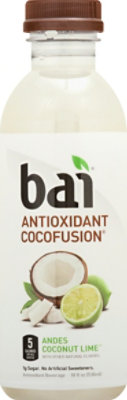Bai Antioxidant Cocofusion Andes Coconut Lime Coconut Flavored Water Bottle - 18 Fl. Oz. - Image 1