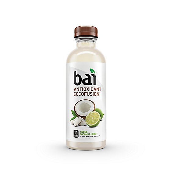 Bai Antioxidant Cocofusion Andes Coconut Lime Coconut Flavored Water Bottle - 18 Fl. Oz.