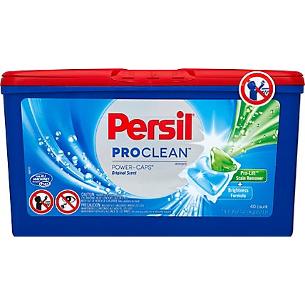 Persil ProClean Laundry Detergent Power Caps Original Tub - 40 Count - Image 2