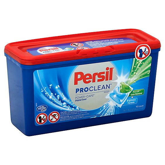 Persil ProClean Laundry Detergent Power Caps Original Tub - 40 Count