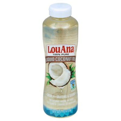 LouAna Coconut Oil Liquid Pure - 16 Fl. Oz. - Image 1