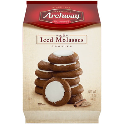 Archway Homestyle Classics Cookies Soft Iced Molasses - 12 Oz - Tom Thumb