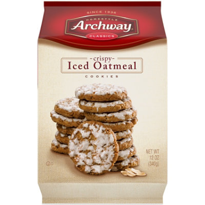 Archway Iced Oatmeal Crispy Cookies - 12 Oz - Image 1