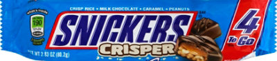 Snickers Candy Cripser Bar 4 to Go - 2.83 Oz - Image 2