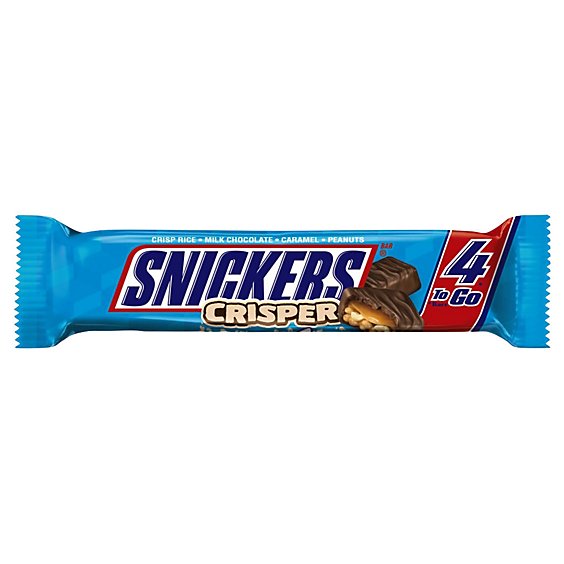 Snickers Candy Cripser Bar 4 to Go - 2.83 Oz