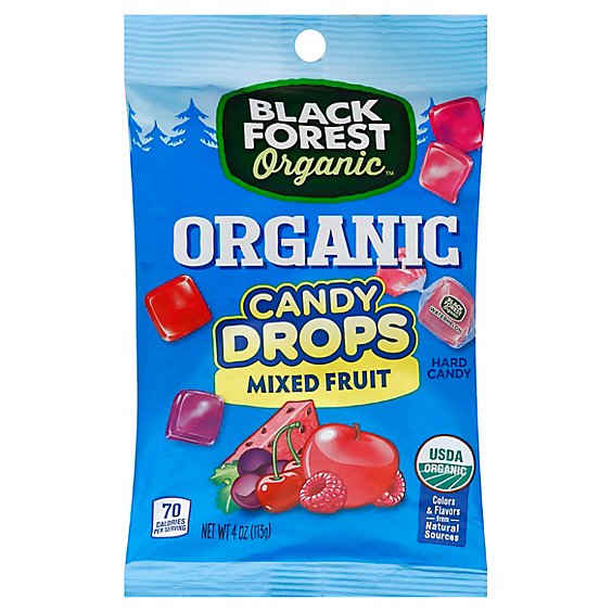 Black Forest Organic Candy Drops Mixed Fruit - 2 Oz