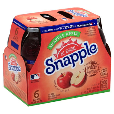 Snapple Juice Drink Snapple Apple - 6-16 Fl. Oz.