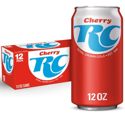 RC Cola Cherry Soda In Can - 12-12 Fl. Oz.