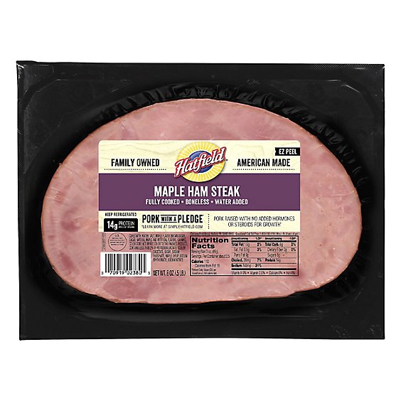 Hatfield Maple Ham Steak - 8 Oz