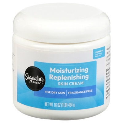 Signature Select/Care Moisturizing Cream For Dry Skin Fragrance Free - 16 Oz - Image 1
