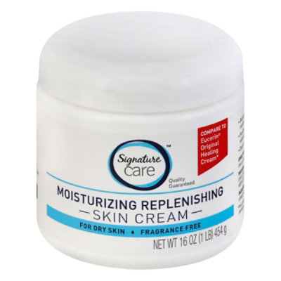 Signature Select/Care Moisturizing Cream For Dry Skin Fragrance Free - 16 Oz - Image 1