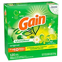Gain Ultra Powder Laundry Detergent Original 120 Loads - 137 Oz - Image 2