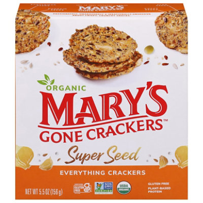 Marys Gone Crackers Super Seed Organic Everything - 5.5 Oz