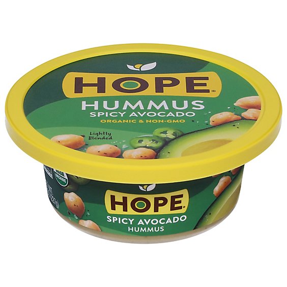 Hope Foods Spicy Avocado Hummus - 8 Oz