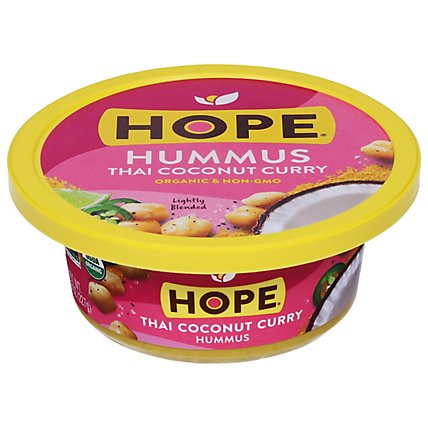Hope Foods Hummus Thai Coconut Curry - 8 Oz - Image 3