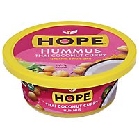Hope Foods Hummus Thai Coconut Curry - 8 Oz - Image 1
