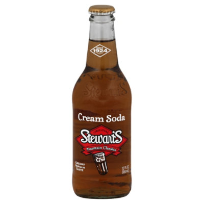 Stewarts Cream Soda - 12 Fl. Oz. - Image 1