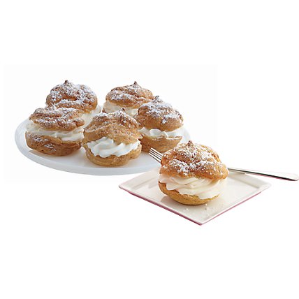 Bakery Cream Puff 6 Count - Each - Image 1