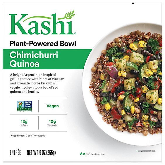 Kashi Frozen Entree Chimichurri Quinoa Single Serve - 9 Oz