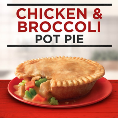 Banquet Chicken & Broccoli Pot Pie Frozen Dinner - 7 Oz - Image 2