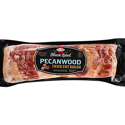 Hormel Black Label Bacon Thick Cut Pecanwood - 24 Oz - Image 1
