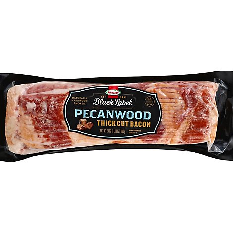 Hormel Black Label Bacon Thick Cut Pecanwood - 24 Oz