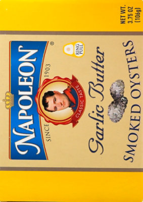 Napoleon Oysters Smoked Garlic Butter - 3.66 Oz - Image 6