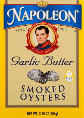 Napoleon Oysters Smoked Garlic Butter - 3.66 Oz - Image 2