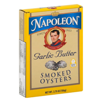 Napoleon Oysters Smoked Garlic Butter - 3.66 Oz