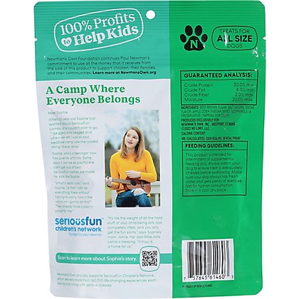 Newmans Own Dog Treat Beef Jerky Original Recipe Pouch - 5 Oz - Image 4