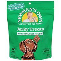 Newmans Own Dog Treat Beef Jerky Original Recipe Pouch - 5 Oz - Image 2