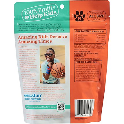 Newmans Own Dog Treat Beef Jerky Beef & Sweet Potato Recipe Pouch - 5 Oz - Image 4