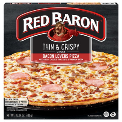 Red Baron Pizza Thin & Crispy Bacon Lovers - 15.39 Oz - Image 3