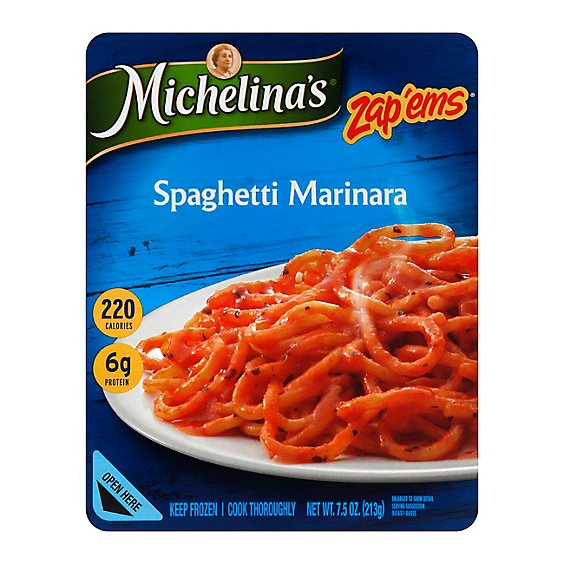 Michelinas Zapems Spaghetti Marinara - 7.5 Oz