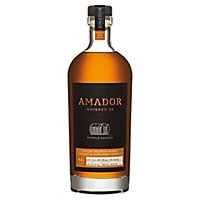 Amador Double Barrel Wheated Chardonnay Barrel Bourbon Whiskey 86 Proof 43% - 750 Ml - Image 1