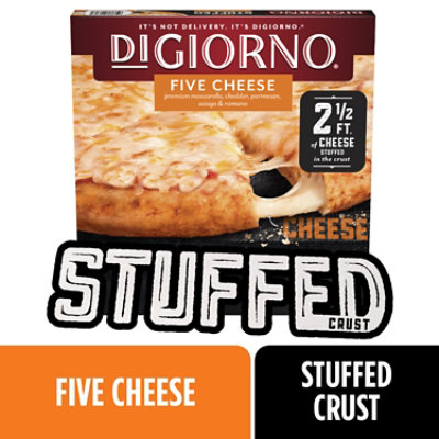 DiGiorno Five Cheese Stuffed Crust Frozen Pizza - 22.2 Oz