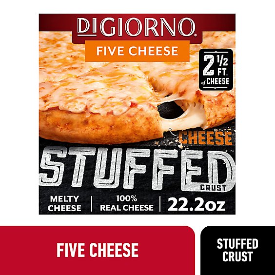 DiGiorno Five Cheese Stuffed Crust Frozen Pizza - 22.2 Oz
