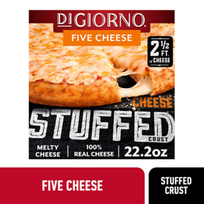 DiGiorno Five Cheese Stuffed Crust Frozen Pizza - 22.2 Oz - Image 1