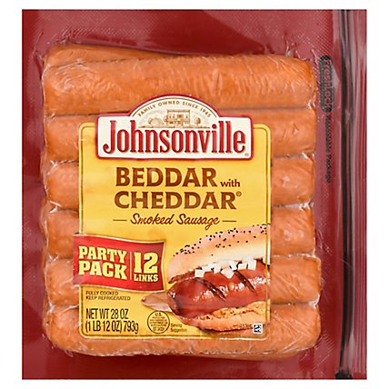 Johnsonville Sausage Smoked Beddar With Cheddar 12 Links - 28 Oz - Image 3