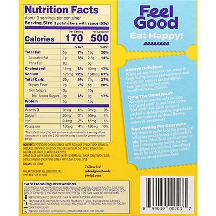 Feel Good Foods Potstickers Chicken - 10 Oz - Image 6