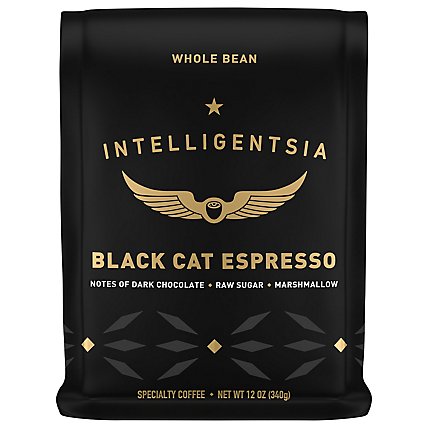 Intelligentsia Black Cat Classic Espresso Medium Roast Direct Trade Whole Bean Coffee Bag - 12 Oz - Image 3