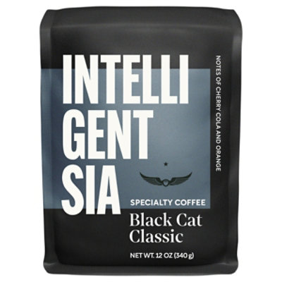 Intelligentsia Black Cat Classic Espresso Medium Roast Direct Trade Whole Bean Coffee Bag - 12 Oz - Image 1
