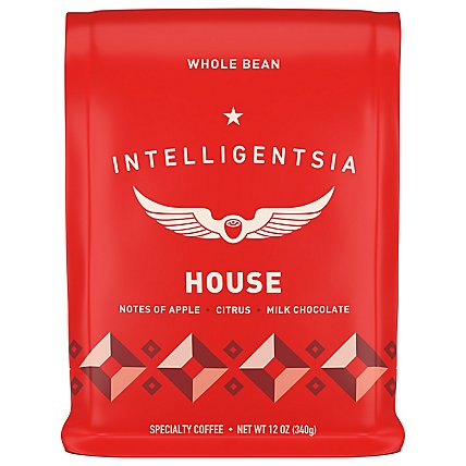 Intelligentsia House Blend Light Roast Direct Trade Whole Bean Coffee Bag - 12 Oz - Image 3