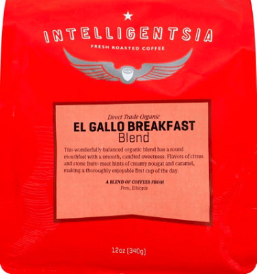 INTELLIGENTSIA Coffee Direct Trade Fresh Roasted El Gallo Breakfast Blend - 12 Oz - Image 2