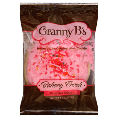 Granny Bs Bakery Cookies Individually Wrapped Pink Frosted - 3.5 ...