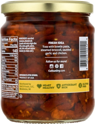 California Sun Dry Tomatoes Julienne In Oil - 16 Oz - Image 6