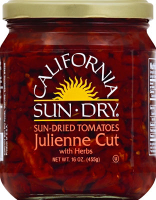 California Sun Dry Tomatoes Julienne In Oil - 16 Oz - Image 2