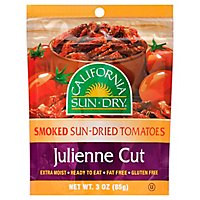 California Sun Dry Tomatoes Smoked Julienne - 3 Oz - Image 1