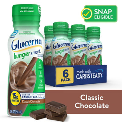 Glucerna Shake Hunger Smart Ready To Drink Rich Chocolate - 6-10 Fl. Oz. - Image 2